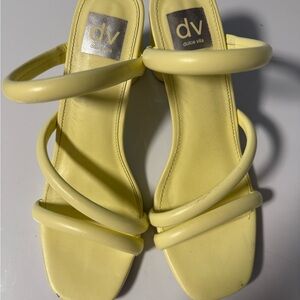 Dolce Vita Women's Yellow Heels